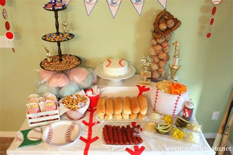 food for a baseball themed party|More.